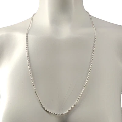 Collar Helix Twist 28 pulgadas enchapado en latón brillante joyería de moda Foto 1 de 4