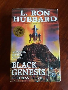 Black Genesis Mission Earth Vol 2, L Ron Hubbard, 1st Ed 1986 Hardcover hcdj - Picture 1 of 5