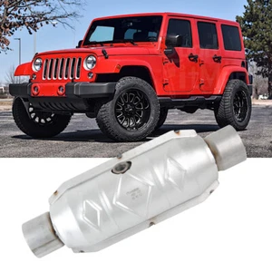 Convertidor catalítico de entrada/salida de 2,5" protector térmico EPA para Jeep Wrangler JK 12-18 - Imagen 1 de 15