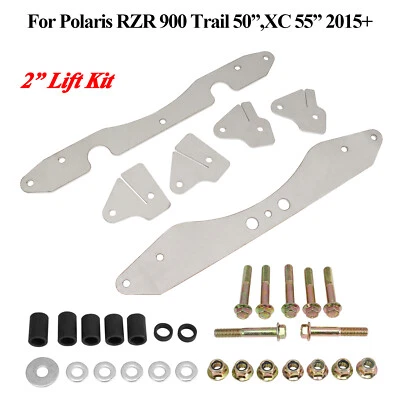 2” Lift Kit Bracket For Polaris RZR 900 Trail 50”,XC 55” 2015-22 Stainless Steel - Image 1 of 4