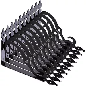 10 Pack Decorative Shelf Brackets5.4Inch Wall Mounted L Shape Shelf BracketHe... - Picture 1 of 7