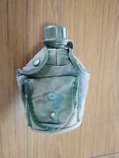 Rare Army water bottle pouch + first aid or compass attached DPCU used webbing
