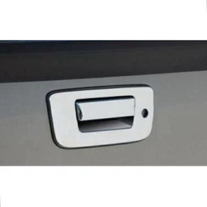 Tailgate Handle Cover for 2007-2014 GMC Sierra 2500/3500 w/Keyhole [Chrome] - Picture 1 of 3