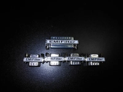 EDEALERS DIRECT OEM Gecko G540 Pass Through EMI Filters 5 Total DB9 & DB25 (Bullet Proof Signals)