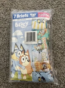 Bluey 7 pack Boys Briefs 100% cotton underwear size 18M - Picture 1 of 3
