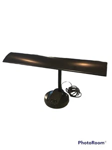 Vintage Gooseneck Desk Lamp Art Deco Florescent On/Off Buttons - Picture 1 of 12