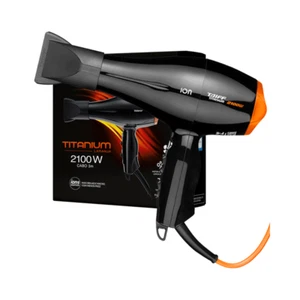 Taiff Titanium Ion Hair Dryer Profissional 2100w 220v Orange Black Blow Dryer - Picture 1 of 4