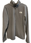 Men's size Medium The North Face  Long Sleeve Pullover Fleece Gray Top 1/4 zip