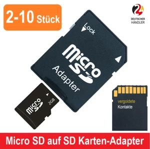 Speicherkarten Adapter von Micro SD auf SD Kartenadapter Karte Memory Card NEU✔ - Afbeelding 1 van 6