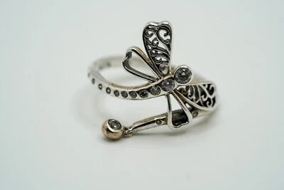 PANDORA Sterling Silver Dreamy Dragonfly Ring Size 6 JB26 - Image 1 of 4