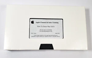 2001 Apple Computer How To Demo Mac OS X Sales Training Video VHS Tape March - Picture 1 of 7