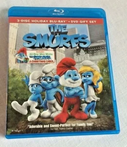 The Smurfs 3 Disc Holiday Blu Ray + DVD Christmas Gift Set - Picture 1 of 2