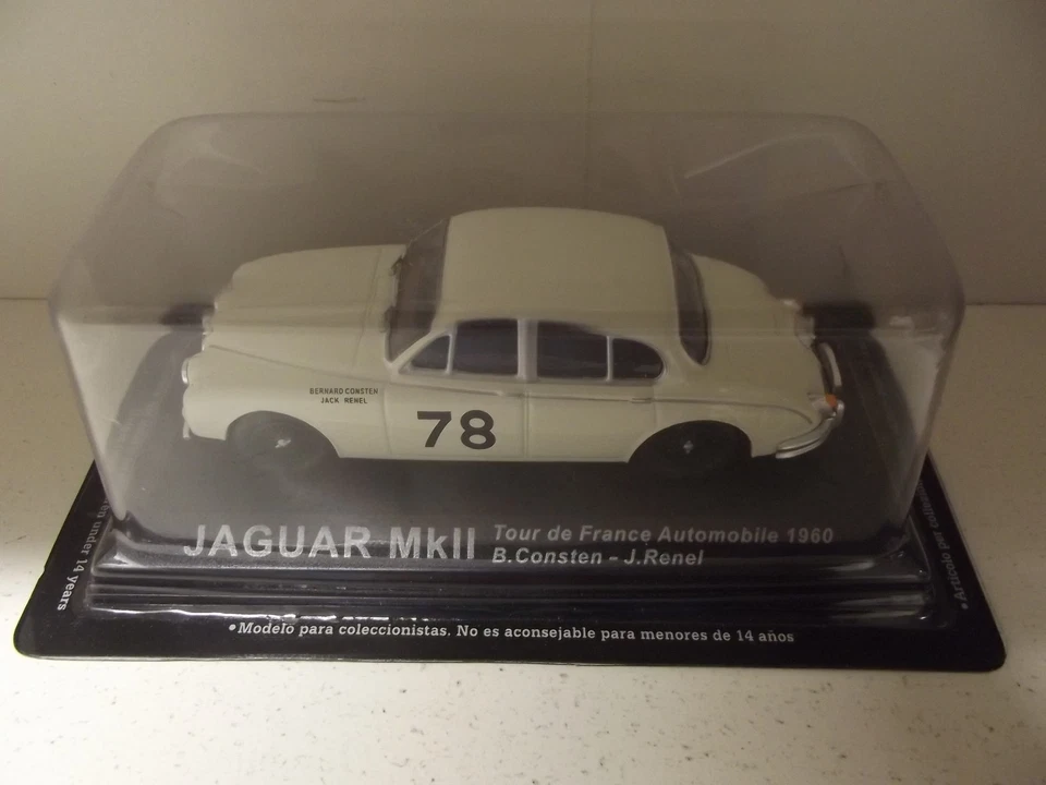 JAGUAR MKII TOUR DE FRANCE AUTOMOBILE 1960 -RALLY COLLECTION-1/43-FR R27 - Immagine 1 di 1