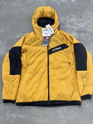 NWT Adidas WOMEN’s Terrex Techrock Stretch PrimaLoft Hooded Jacket M L XL IB4261 - Image 1 of 4