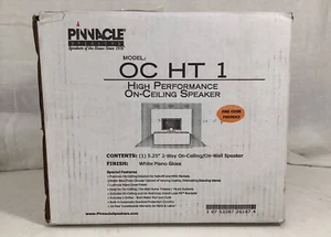 Pinnacle Hochleistungs Deckenlautsprecher Modell OC HT 1. Neu im Karton. - Bild 1 von 3