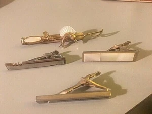 5- Assorted Mens Tie Bars - Picture 1 of 1