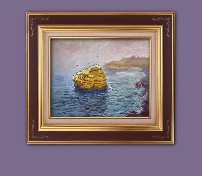 Impresionante pintura al óleo. Mañana brumosa. Original. Firmado. Arte impresionista. Foto 1 de 4