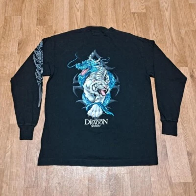 Vintage Y2k Year of the Dragon Shirt Size Medium  - Image 1 of 4