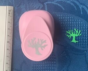 Crafts Too * Tree *  Medium Size * Lever * Pink * Punch