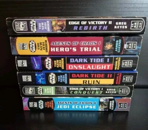 Star Wars The New Jedi Order Series Paperback Book Lot Of 6 Set - Imagen 1 de 7