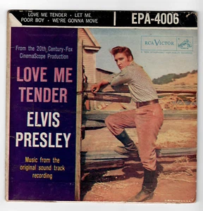 45RPM, EP , COVER ONLY , ELVIS PRESLEY '  VG ' STAIN ' - Picture 1 of 2