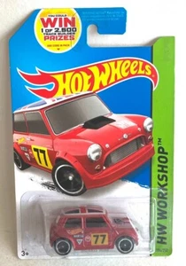 Hot Wheels 2013 HW WORKSHOP All Stars #194/250 MORRIS MINI red UNION JACK flag - Bild 1 von 1