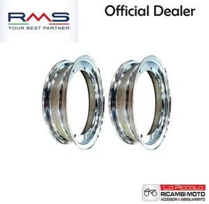 2 Ruedas 10" Hecho en Italia Cromados 3.50.10 3.00.10 Vespa Px Y 125 150 200 - Imagen 1 de 2