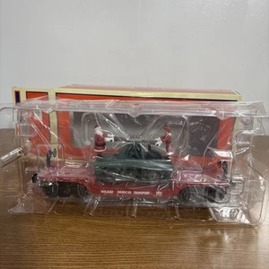Lionel 6-26893 North Pole Central Flatcar w/ Santa & Mrs. Claus Handcar W/ Box - Picture 1 of 9