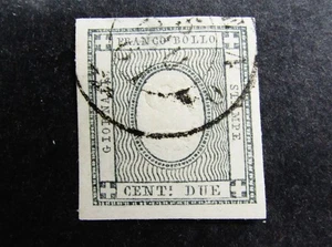 nystamps Italian States Sardinia Stamp # P2 Used $105 L25x716 - Picture 1 of 2