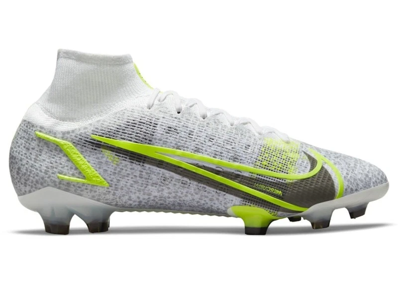 Nike Mercurial Superfly 8 Elite FG White Volt for Sale