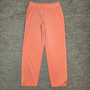 Athleta Brooklyn Ankle Pant Damen 10 orange Sunset Glow gerippte Seiten aktiv Fitnessstudio - Bild 1 von 9