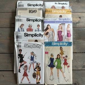 Simplicity Sewing Patterns Lot Of 9 Mixed Styles 60s, 70s, 80s Retro - Picture 1 of 4