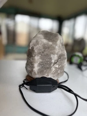 Himalayan Salt Lamp With Dimmer Switch In Gray 7 Inches - Image 1 of 2