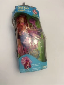 Tyco Cool Teen Arielle Puppe Set Die kleine Meerjungfrau 9,5" Disney Vintage 1992 NEU - Bild 1 von 6