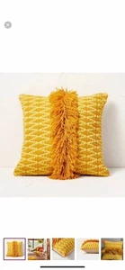 Lote de 4 fundas de almohada con flecos Opalhouse Jungalow (solo fundas) 18 X 18 - Imagen 1 de 1