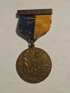 WWI WW1 VETERANS US Service Victory Medal State Of New Jersey Great War Vintage - Picture 1 of 2