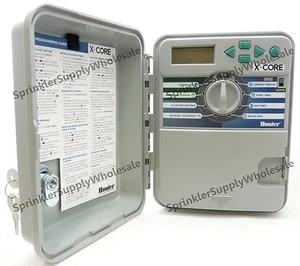 Hunter X-Core controlador exterior temporizador 4, 6 u 8 estaciones 120V Xcore reloj de zona - Imagen 1 de 1