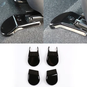 Fit For Toyota Hilux 2015-2022 Interior Seat Base Protective Cover Trim Black X4 - Picture 1 of 11