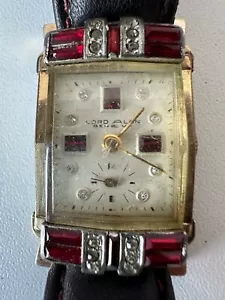 Vintage Uhr LORD ALAN GENEVA Art Deco mechanisch zum Aufziehen 25mm - Bild 1 von 16