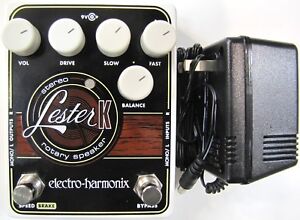 Pédale d'effets haut-parleur rotatif stéréo Electro-Harmonix EHX Lester K pour guitare d'occasion