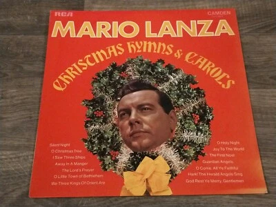Mario Lanza - Christmas Hymns & Carols -  12" VINYL LP RECORD Camden CDS 1036 - Image 1 of 4