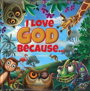 I Love God Because... (Brand New Release) - Hardcover - Retail $12.99 - Imagen 1 de 1