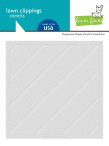 Lawn Fawn Peppermint Stripes Stencils  : Fall/Winter 2024 Release - Foto 1 di 4