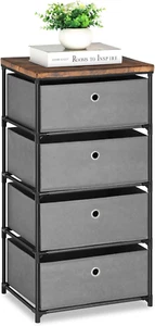 Drawer  Organizer, Fabric Storage Chest - 4 Drawers Storage Organizer Unit for C - Picture 1 of 12