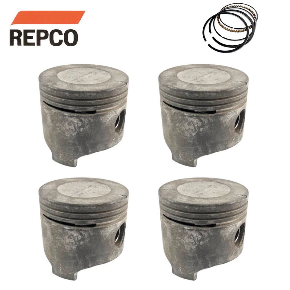 Piston & Ring Set 040" FOR Ford Courier Mazda 121 929 B1800 1.8L VC SOHC 8V - Image 1 of 1