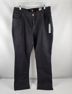 Lee Jeans Womens 20W Long Midnight Black Straight Leg Ultra Comfort (38x32) NWT - Picture 1 of 12