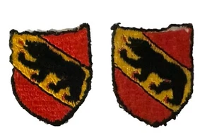 Bern Switzerland Swiss Canton Black Bear Crest Shield Souvenir Small Patch Badge - Picture 1 of 5