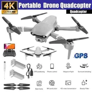 4DRC 4K HD Wide Angle Camera GPS Drone FPV RC Quadcopter Wifi Follow Me 5G Bag - Picture 1 of 9