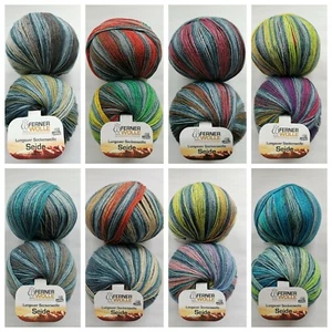 FERNER WOLLE - Lungauer SOCKENWOLLE Seide - 100g -LL 420m - (€14,25/100g) - Bild 1 von 18