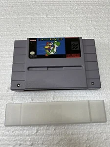 Super Mario World (SNES, 1991) Authentic NINTENDO, Tested, FREE SHIPPING!! - Picture 1 of 8